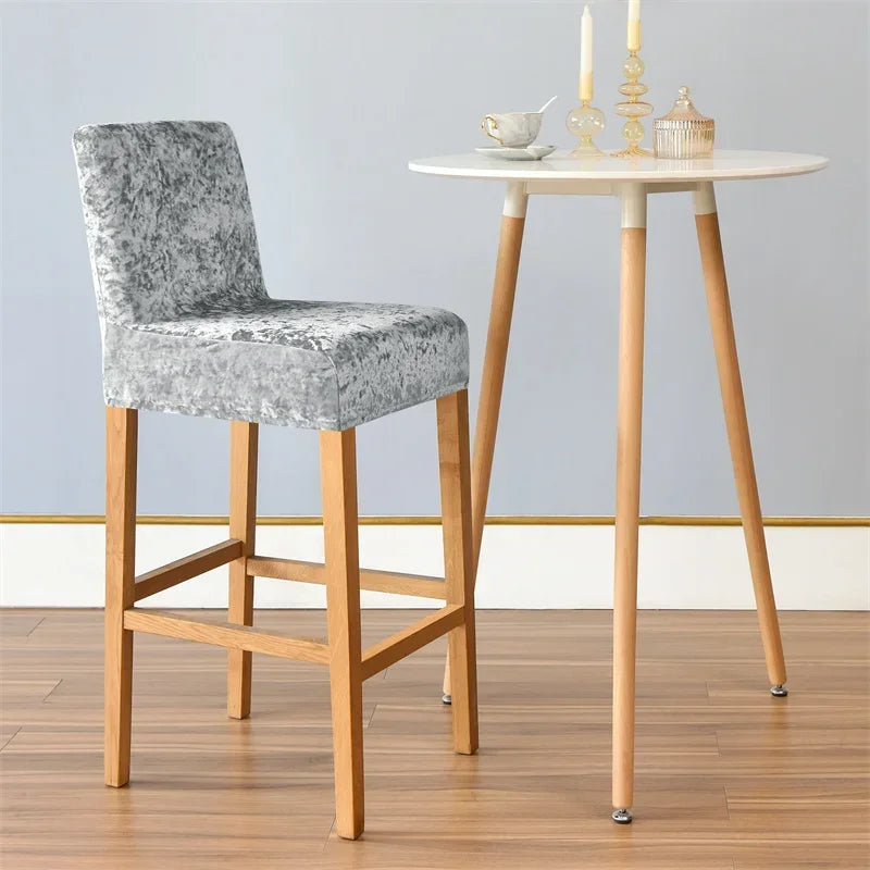 Housse de Tabouret - Velours Écrasé