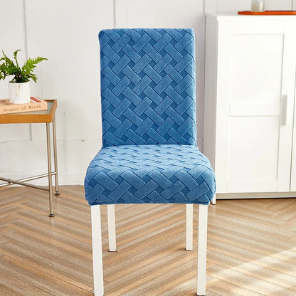 Housse de Chaise Extensible - Motif Tressé