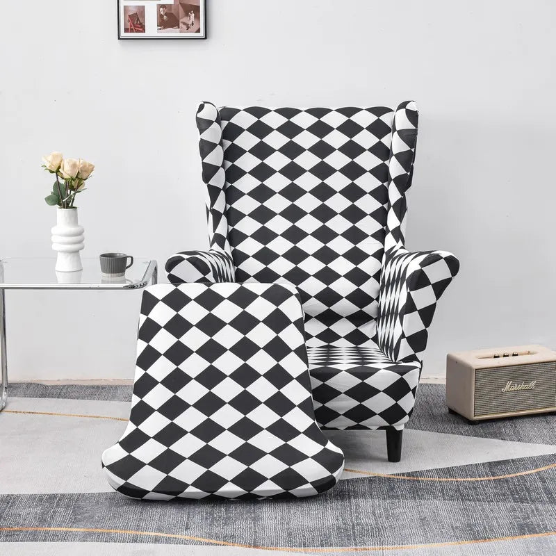 Housse Fauteuil Club - Motif Imprimée