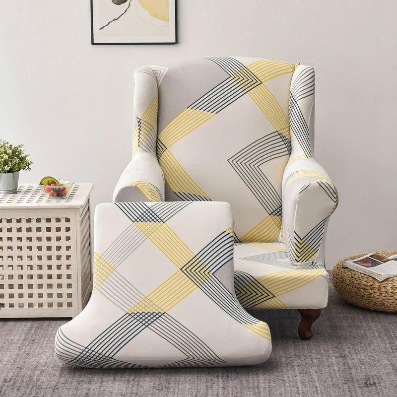 Housse Fauteuil Club - Motif Imprimée