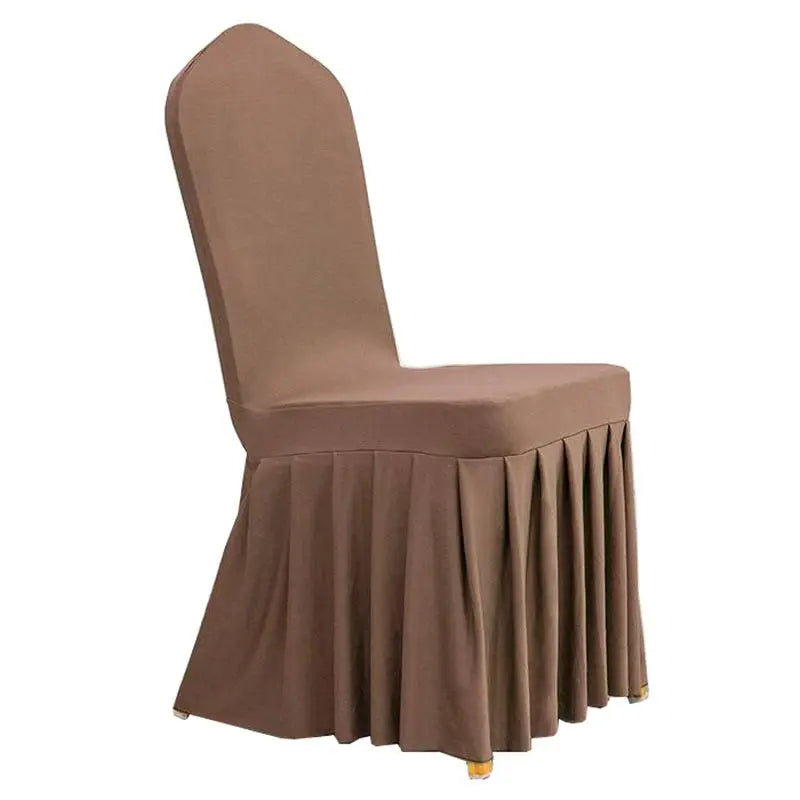 Housse de Chaise - Jupe - Couleur Unie - Mariage & Hôtel