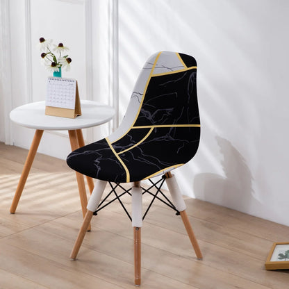 Housse Chaise Scandinave Motifs Imprimés