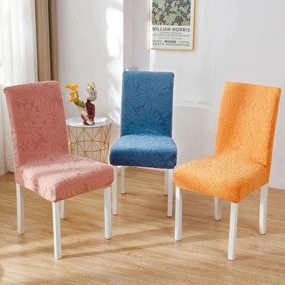 Housse de Chaise Extensible - Motif Tournesol