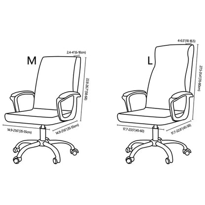 Housse Chaise Bureau - Gaming & Ordinateur - Motifs Imprimée