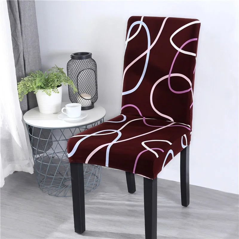 Housse de Chaise Extensible - Motif Imprimée