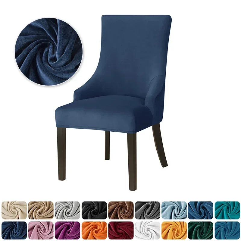Housse Chaise Scandinave avec Accoudoirs - Velours