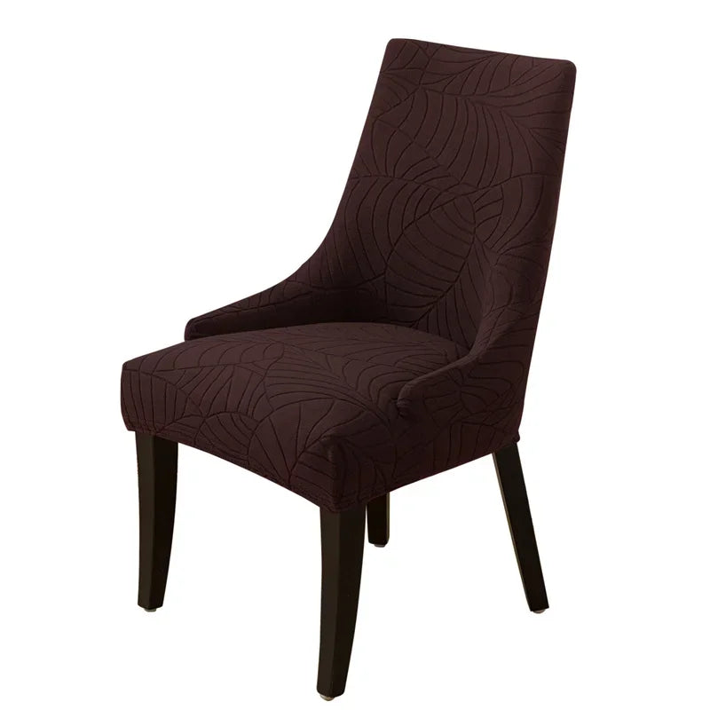 Housse Chaise Scandinave - Avec Motifs Feuilles