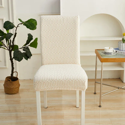 Housse de Chaise Extensible - Motif Tressé