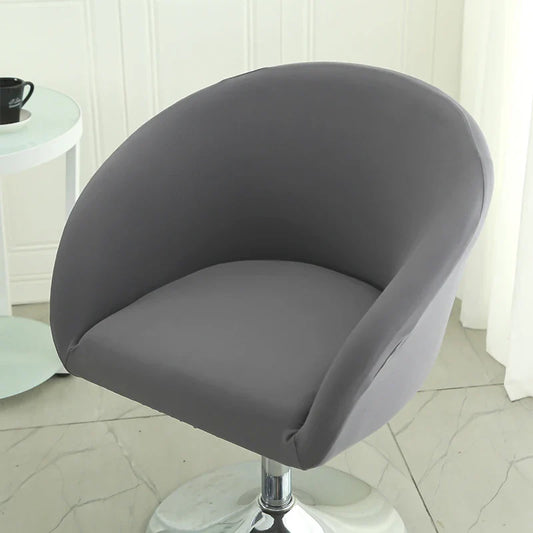 Housse Chaise Bar - Avec Motifs - Dossier Arrondi