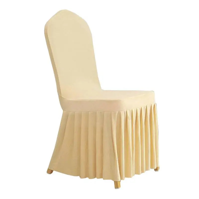 Housse de Chaise - Jupe - Couleur Unie - Mariage & Hôtel