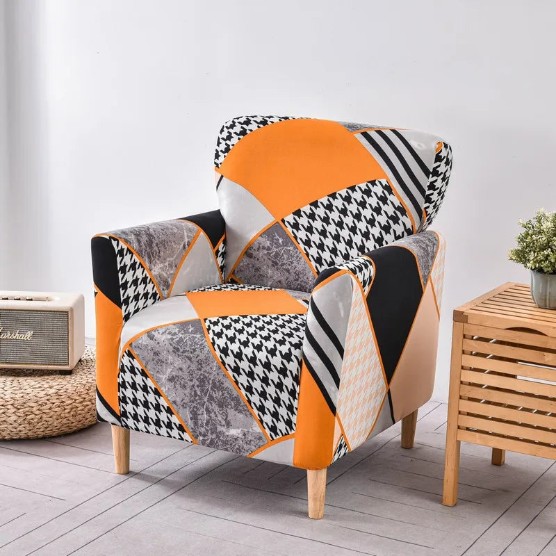 Housse Fauteuil Club - Motif Imprimée