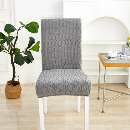 Housse de Chaise Extensible - Motif Tressé