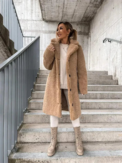 Monica - Manteau Teddy Élégant