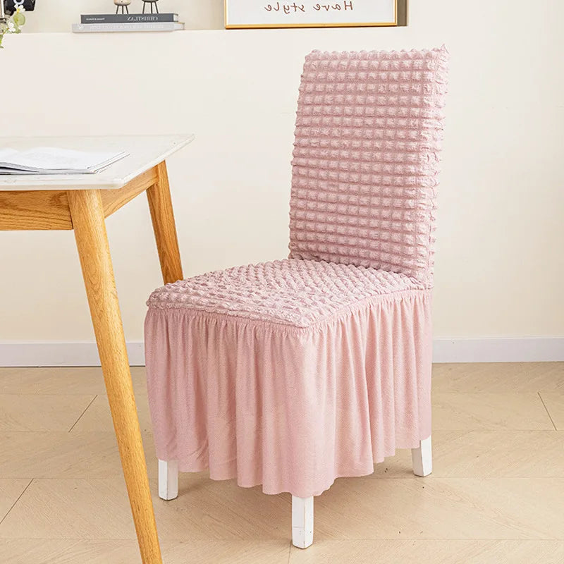 Housse Chaise Salle À Manger - Avec Jupe