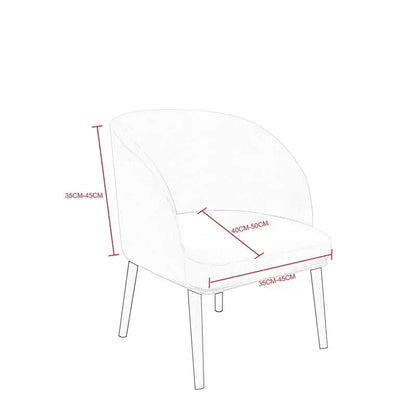 Housse Chaise Scandinave - Velours