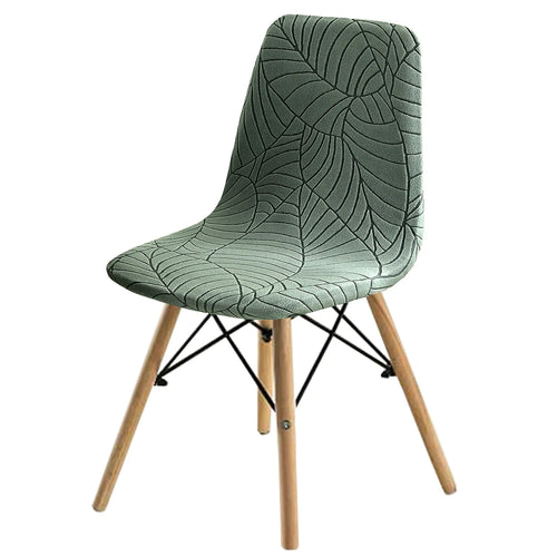 Housse de Chaise Scandinave - Motifs Feuilles