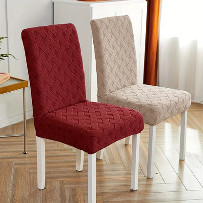 Housse de Chaise - Motif Tressé