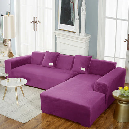 Housse Canapé Angle - Velours