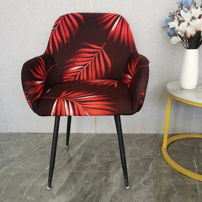 Housse Chaise Scandinave avec Accoudoirs - Avec Motifs