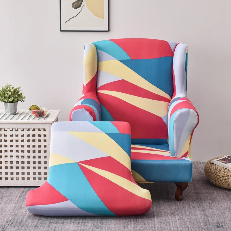 Housse Fauteuil Club - Motif Imprimée