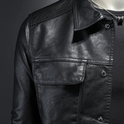 Darius™ | Veste en cuir premium style moto