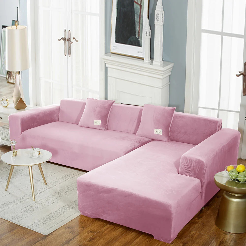 Housse Canapé Angle - Velours