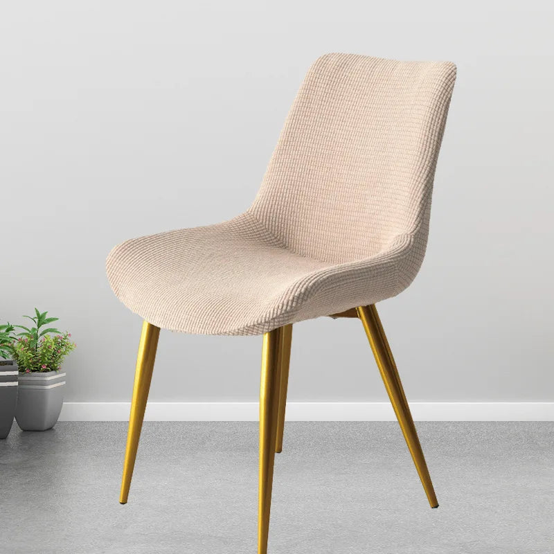 Housse Chaise Scandinave Dossier Courbé