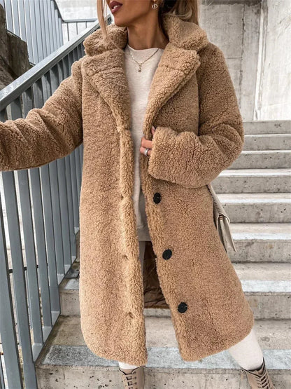 Monica - Manteau Teddy Élégant