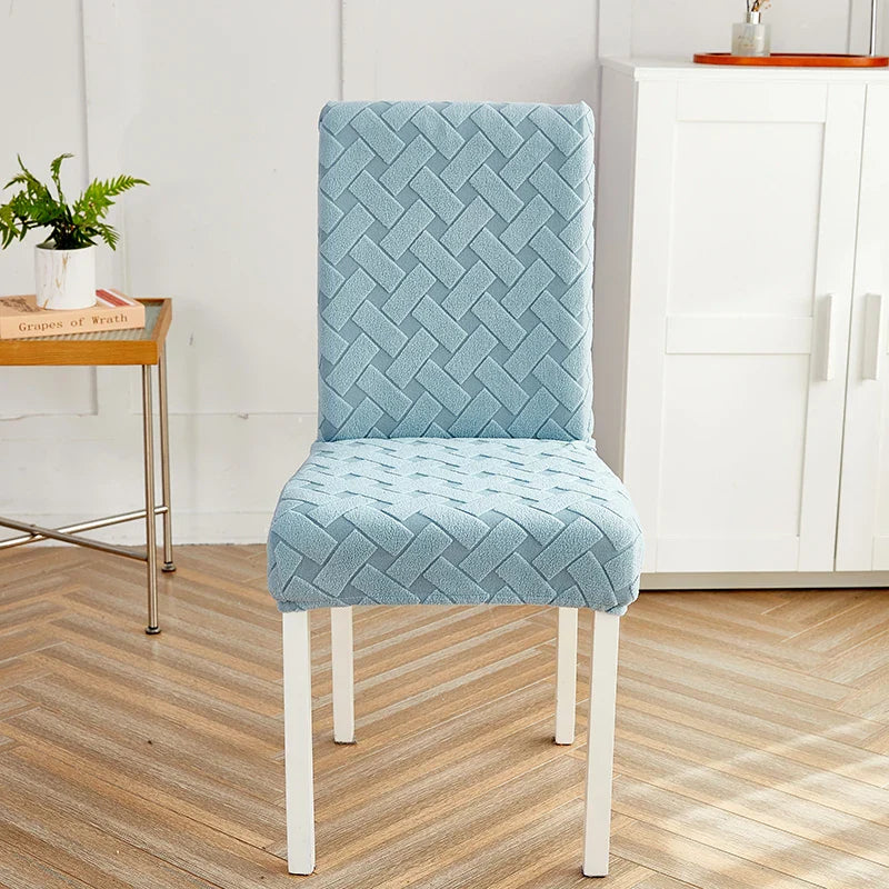 Housse de Chaise Extensible - Motif Tressé