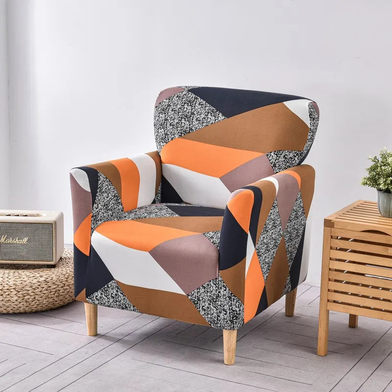 Housse Fauteuil Club - Motif Imprimée