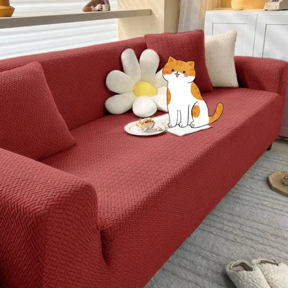 Housse Canapé Extensible - Motif Chevron