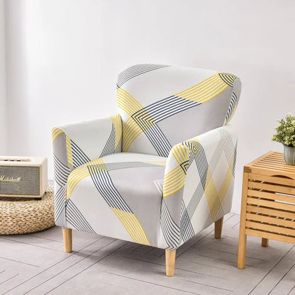 Housse Fauteuil Club - Motif Imprimée