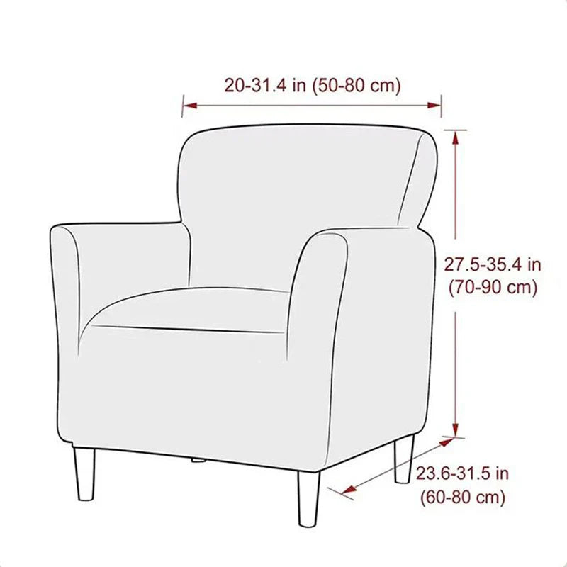Housse de Fauteuil Motifs Imprimée