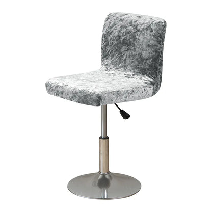Housse de Tabouret Bar Velours Froissé