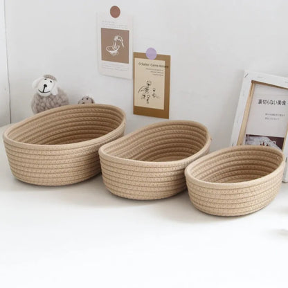 Panier À Linge - Coton Nordique, Tressé