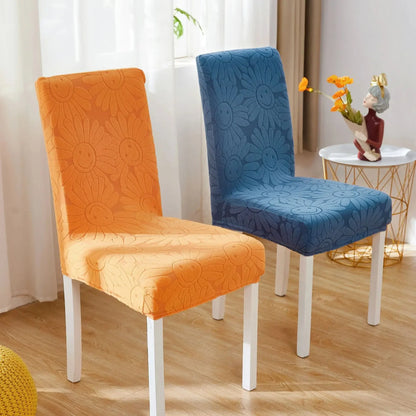 Housse de Chaise Extensible - Motif Tournesol