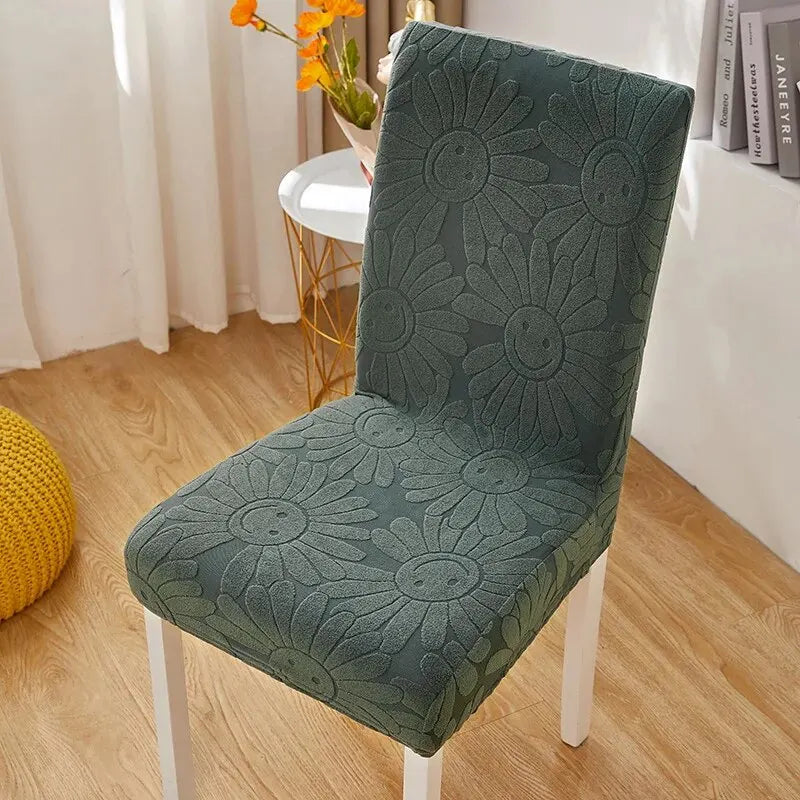 Housse de Chaise Extensible - Motif Tournesol