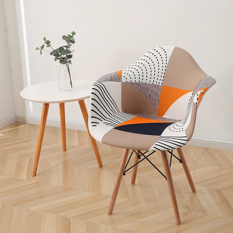 Housse de Fauteuil Scandinave - Couleur Unie