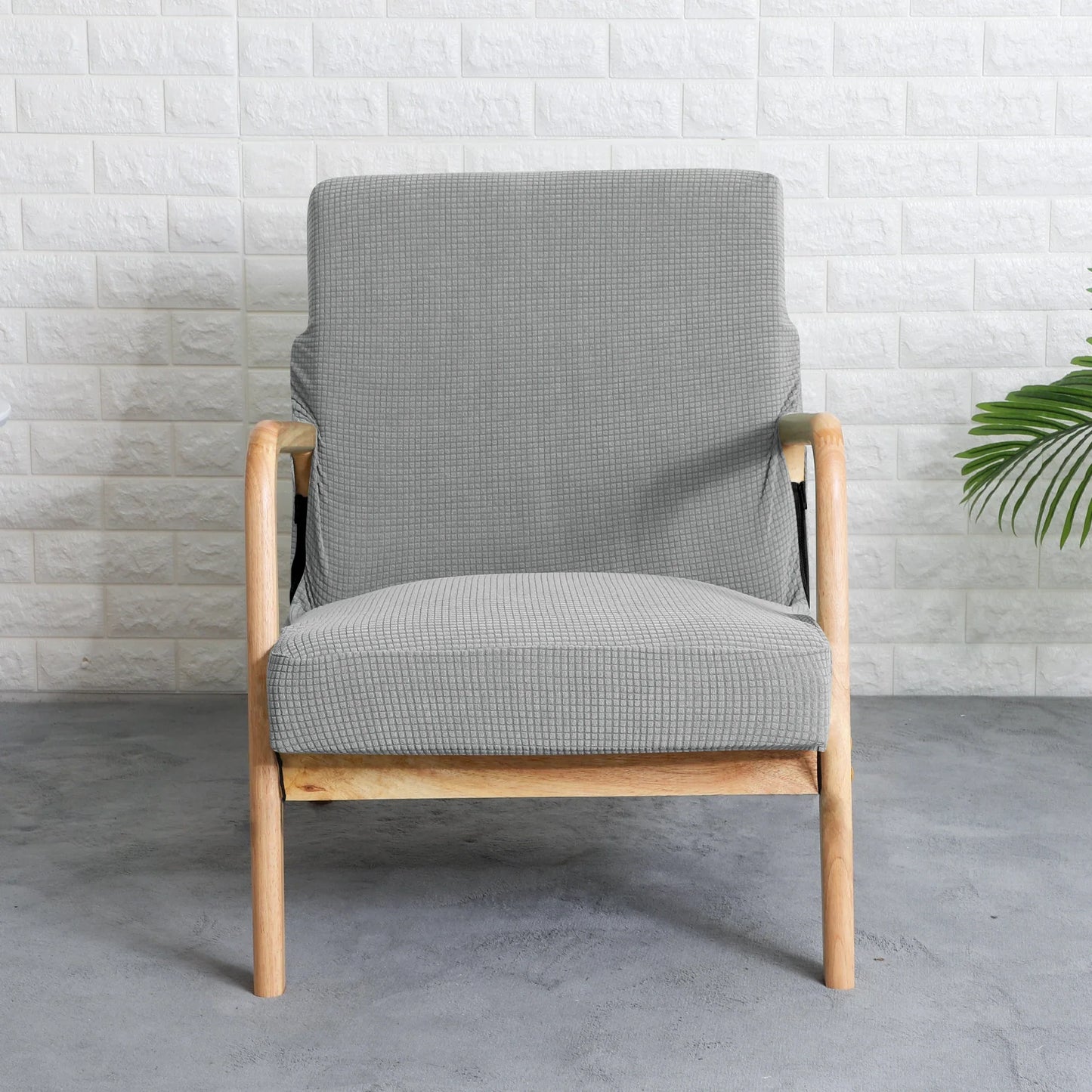 Housse Fauteuil Scandinave - Couleur Unie