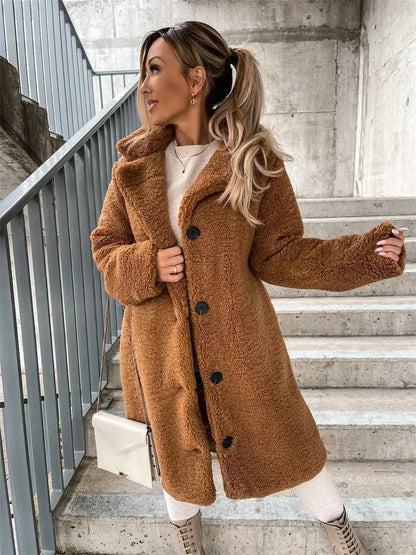 Monica - Manteau Teddy Élégant