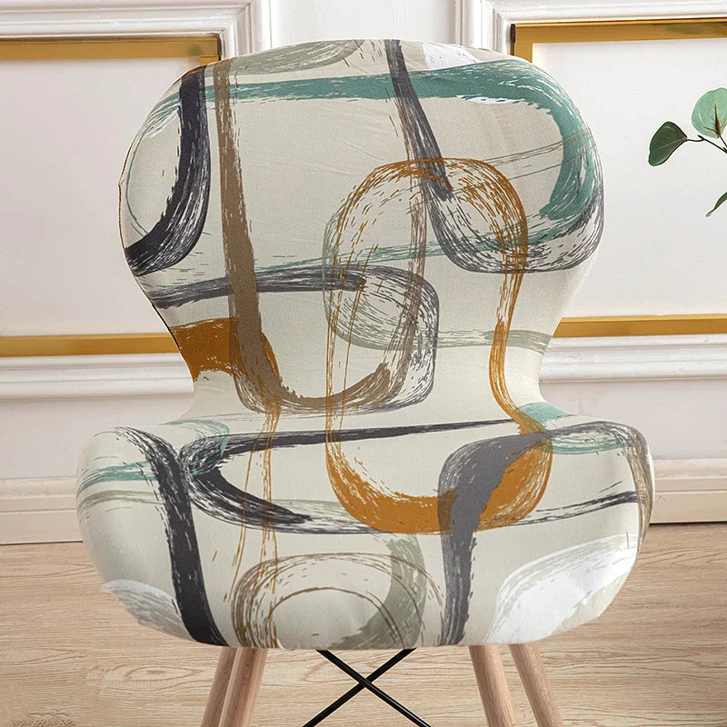Housse Chaise Scandinave - Motif Imprimée