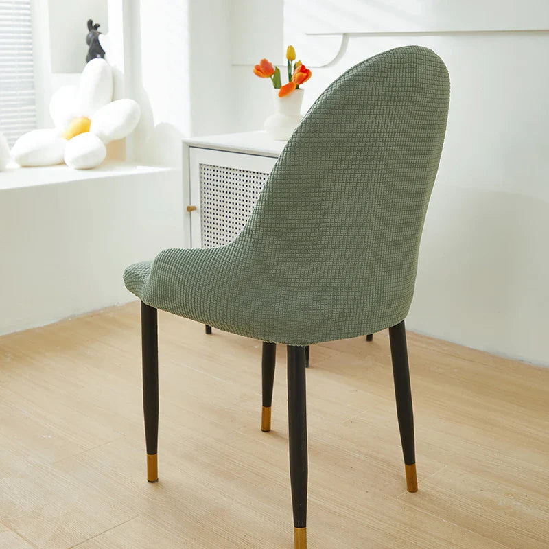 Housse Chaise Scandinave - Dossier Arrondi