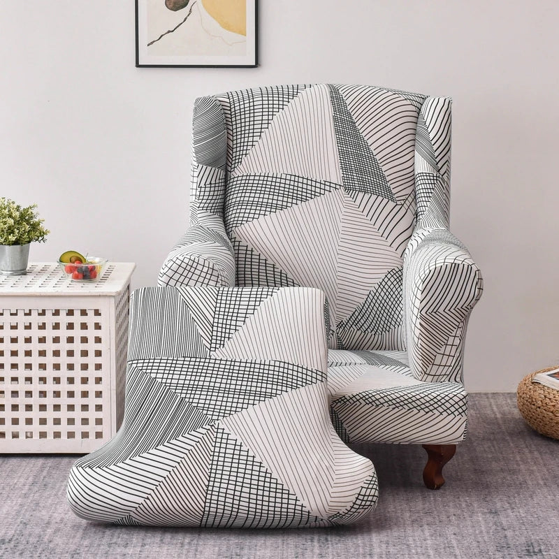 Housse Fauteuil Club - Motif Imprimée