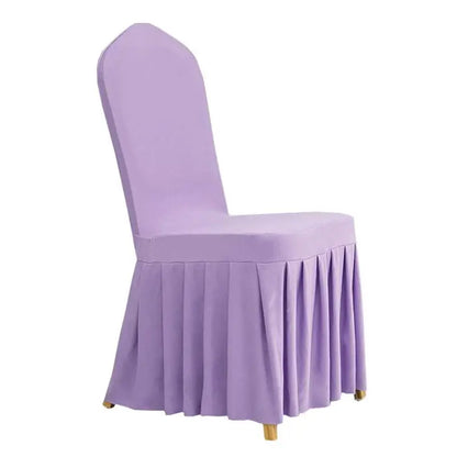 Housse de Chaise - Jupe - Couleur Unie - Mariage & Hôtel