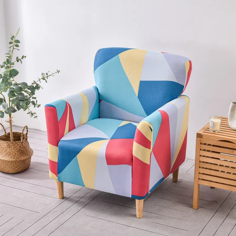 Housse de Fauteuil Motifs Imprimée