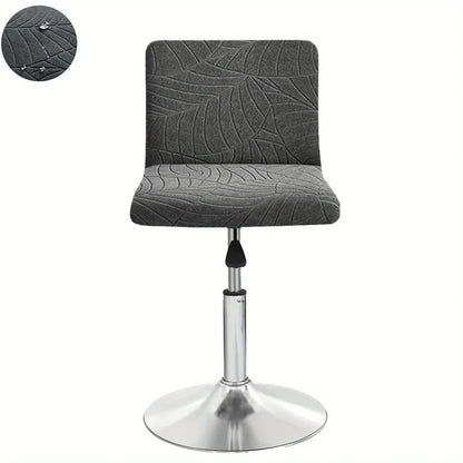 Housse de Tabouret Bar Extensible Motif Feuille