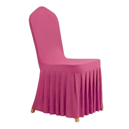 Housse de Chaise - Jupe - Couleur Unie - Mariage & Hôtel