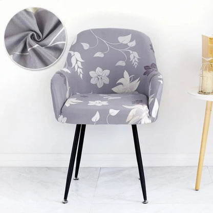 Housse Chaise Scandinave avec Accoudoirs - Avec Motifs