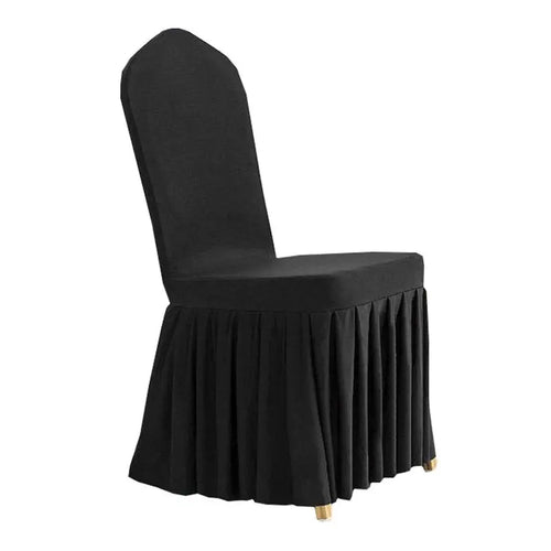 Housse de Chaise - Jupe - Couleur Unie - Mariage & Hôtel