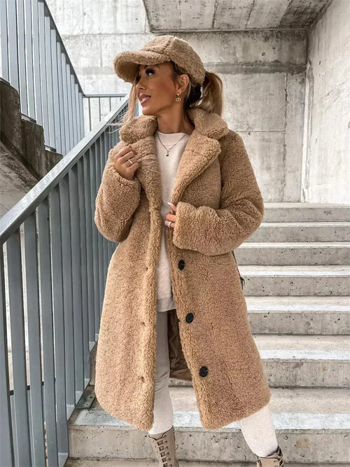 Monica - Manteau Teddy Élégant